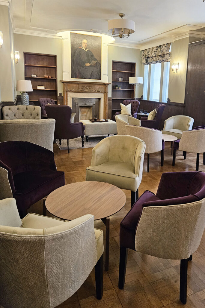 JT Interiors design common rooms for students, graduates and teaching staff