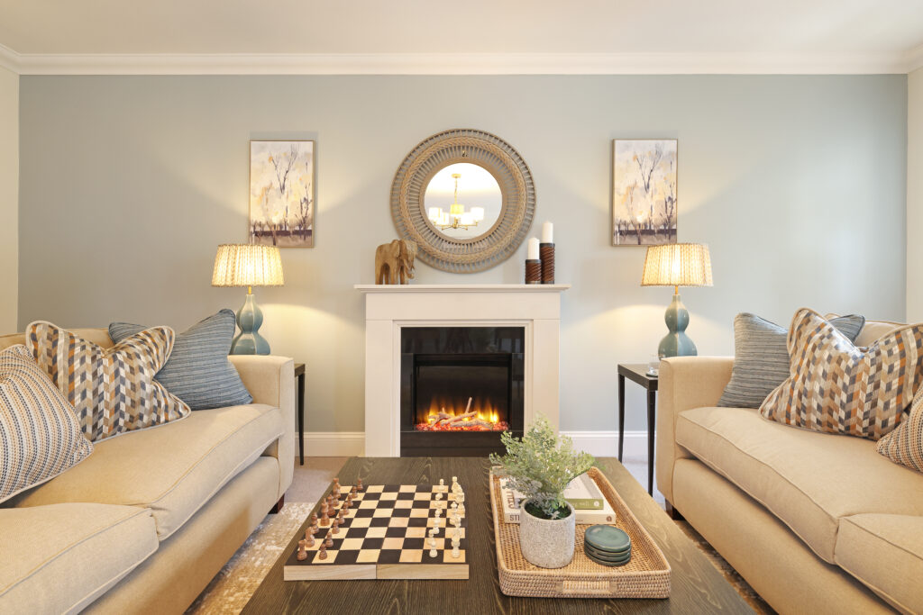 Styled show home launch interior by JT Interiors in Oxfordshire