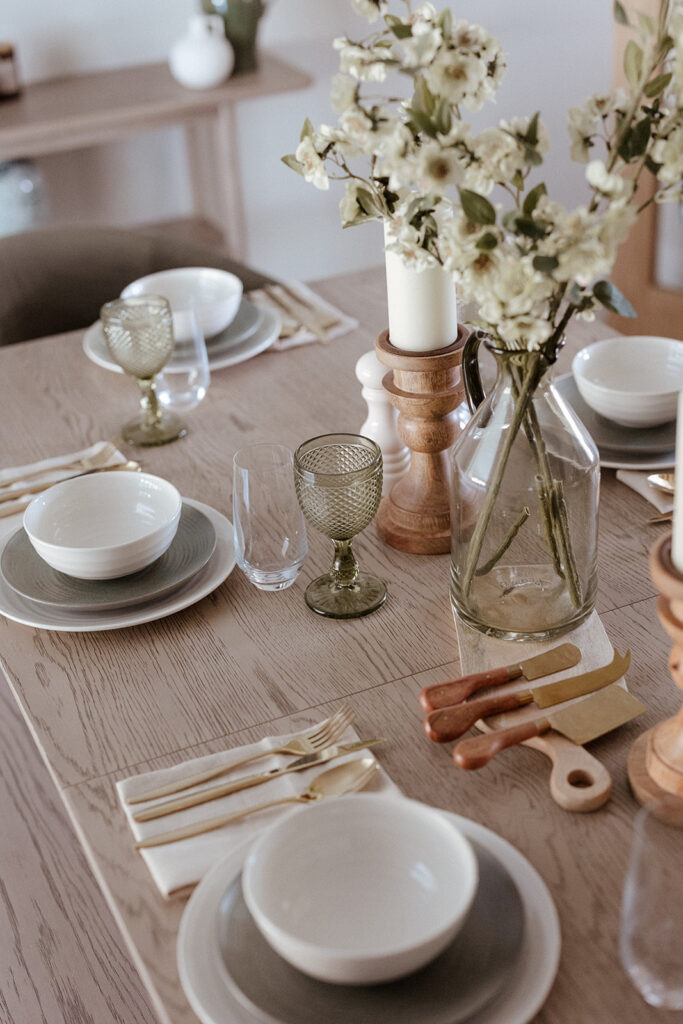 careful staging with beautiful accessories bring a show home scheme to life