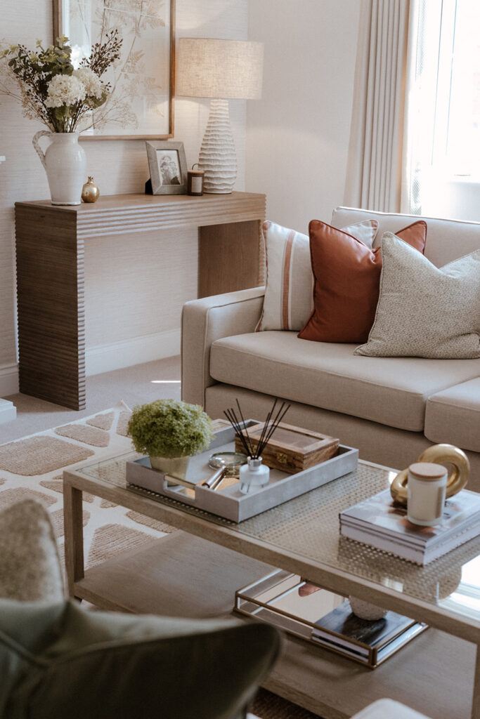 An example of interior design by room a beautifully designed living room by JT Interiors Oxford