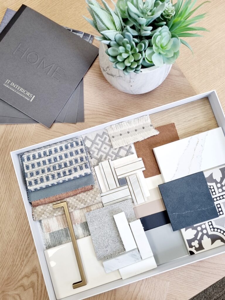 detailed design boards for each room as part of a whole home renovation